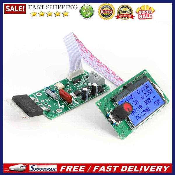 100A LCD Display Spot Welder Double Dual Pulse Encoder Time Control Board M
