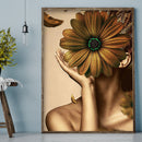 5D Diamond Painting Full Round Drill Daisy Girl Rhinestone Drawing Mosaic Art