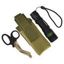 EDC Outdoor Tourniquet Bag Scissors Flashlight Holder Case Wear Resistant Pouch