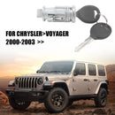 Ignition Lock Cylinder + 2 Keys for JEEP CHEROKEE LIBERTY WRANGLER 5003843AB