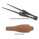 Barbecue Tongs Food Clip Stainless Steel BBQ Tweezers Kitchen Cooking Tools