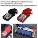 2Pcs Car Battery Terminal Adjustable Clamp Clip Connector D5A8 Nagative N0Y0