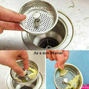 Kitchen Waste Steel Sink Strainer Plug Drain Stopper Basket L9N4