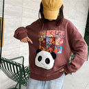 Cute Plush Panda Crossbody Handbag Women Girl Chain Shoulder Bags (Style 3)