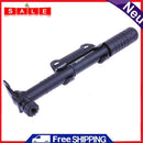 Black Bike Adapter MTB Road Bicycle Pump with Pressure Gauge Mini Bicycle Pump Pr