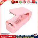 Mini Vacuum Food Heat Sealer Plastic Storage Bag Snack Seal Machine (Pink) Newly