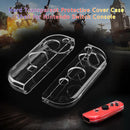 2pcs Transparent Protective Cover Case Shell for Nintendo Switch Console Newly