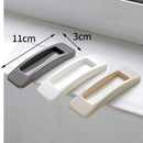 2pcs Self-adhesive Door Handle Cabinet Glass Window Drawer Handles (Grey) Newly