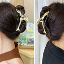 1xClaw Hair Clip For Women Thick Thin Hair Crab Accessory Metal Jaw Large E6B4
