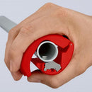 0-50mm Adjust Portable Mini Pipe Cutter Hose Tubing Cutter Plastic Fr Red, E2F4