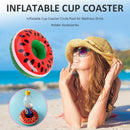 Inflatable Cup Coaster Circle Pool Air Mattress Drink Holder Accessory (A)