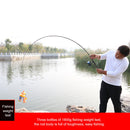 #A Mini Fishing Rod Carbon Fiber Short Short Rock Pole Gift for Fishing Enthusia