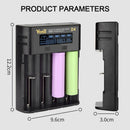 Ni-MH 18650 4 Slots Smart Charger Charging Slot Li-ion Battery Battery Charger