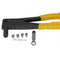 Anti-slip Handle Rivet Gun Manual Riveting Drill Woodworking Repair Tool Newly