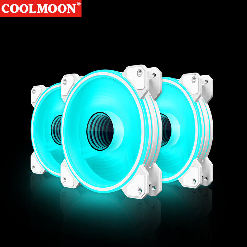 Cooler Silent 4Pin PWM 5V 3Pin ARGB Aura Sync Computer Housing Fan