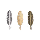 DIY Finding Jewelry Bracelet Beads Necklace Pendant Small Charm Feather Leaf