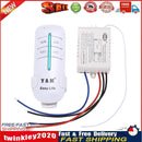 1 Way ort 200V-240V Light Digital Wireless Wall Remote Control Switch Newly