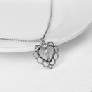 Women Punk Hollow Heart Pendant Clavicle Chain Cross Necklace Jewellery