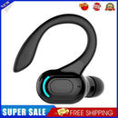 Waterproof Hanging Headphones Bluetooth-compatible Wireless Headset (Black)
