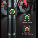 zoom Zoomable Torch Lamp Battery Power LED Glare Glashlight USB Charging