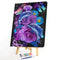 Oil Painting By Number Dolphin Flowers Digital Picture Home Wall Decor for Gift