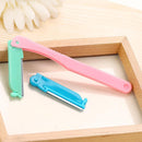 Folding Eyebrow Cutter Facial Trimmer Hair Razor with Replacement Blade