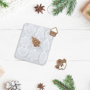 DIY Epoxy Mold Christmas Elk Bell Decorative Key Chain Hanging Non-Toxic Crafts