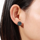 Round Fashion Women Gifts Stud Earring Wedding Exquisite 12 Pairs