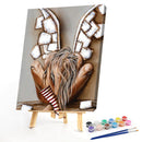 DIY Paint By Number Kit Colorful Broken Angel Character No Frame Home Decor