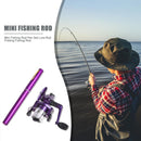 Telescopic Mini Pen Shaped Fishing Pole Rod with Reel Ice River Fishing Tackle