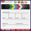 Acrylic Colorful Director Video Scene Clapperboard Movie Film Clapper Cut P