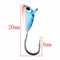 Whale Shaped 2cm 1.6g  Ice Fishing Lure Lead Hard Hook Winter Bait AD-Sharp