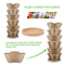 Strawberry Planter Pot Stackable Flowerpots Plants Seedling Holder (Beige) Newly