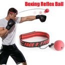 PU Foam Boxing Speed Punch Ball Head-Mounted Reaction Training Ball (Red)