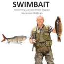 Robotic Fishing Lure Electric Wobbler 4-Segment Auto Swimbait USB (BL-379) Newly