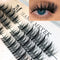Dramatic Long Volume Fluffy V-shape Individual Lashes False Eyelashes Segment