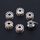 Household Industrial Sewing Machine 1pc Bobbin Case + 5pcs Bobbins Newly