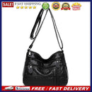 Solid Color Women Shoulder Sling Bags Leather Soft Purse Large Messenger Handbag