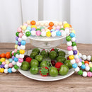 Ornament DIY Easter Tassel Easter Wood Beads Tassel Farmhouse Rustic Beads