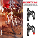 Bicycle Water Bottle Holder Road Bike Fiber Glass Drink Kettle Cage (Red)