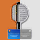 Electric Fly Swatter Insulation Protection Net & Foldable (Black Orange) Newly