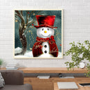 Snowman Full Square Drill Diamond Painting 5D DIY Rhinestone Picture Mosaic