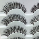 Beauty Thick Cross Soft Black Handmade False  Eyelashes Eye Lashes Extension