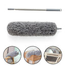 Adjustable Microfiber Dusting Brush Telescopic Long Handle Feather Clean Duster