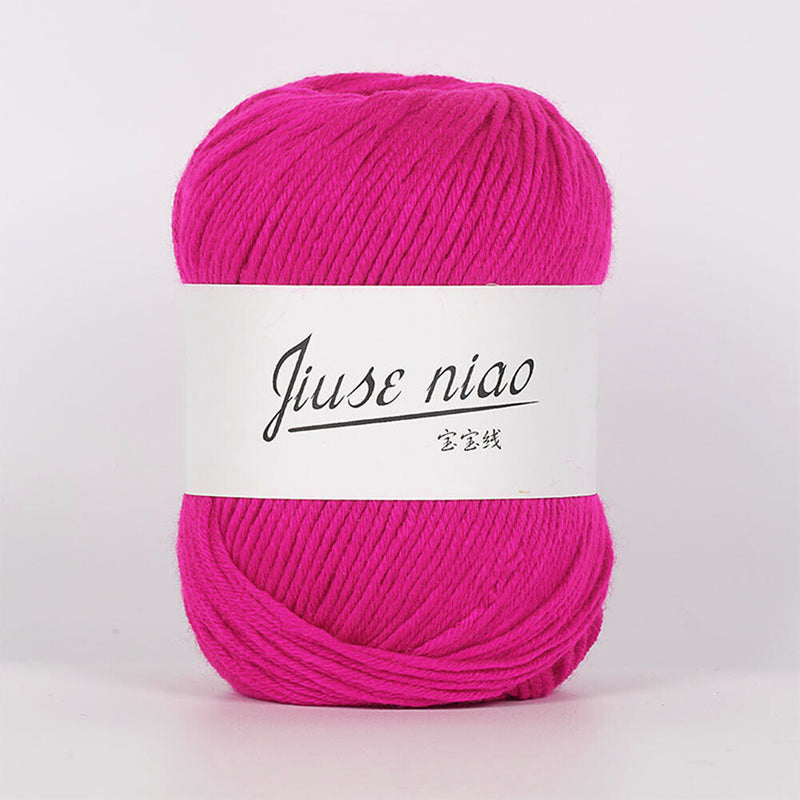 50g/roll 6-strand Cotton Yarn for Crochet Knitting DIY Thread Material (09)