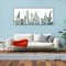 3 Panel Cactus Colouring Oil Canvas Picture DIY Handpainted Paint By Numbers Kit