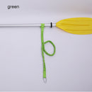 Fishing Rod Pole Coiled Lanyard Cord Tie Rope Rowing Boat Accessory (Green)