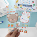 Water Bottle Stickers Laptop Skateboard PVC Decals for Kids Teens (Bear) Newly