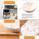 #A 100pcs Air Fryer Paper Liner Disposable Wood Pulp Oil-absorbing for Microwave