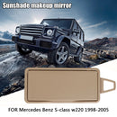 Auto Sun Visor Shade Mirror Cover Board for Benz S-Class W220 (Beige Left) Newly